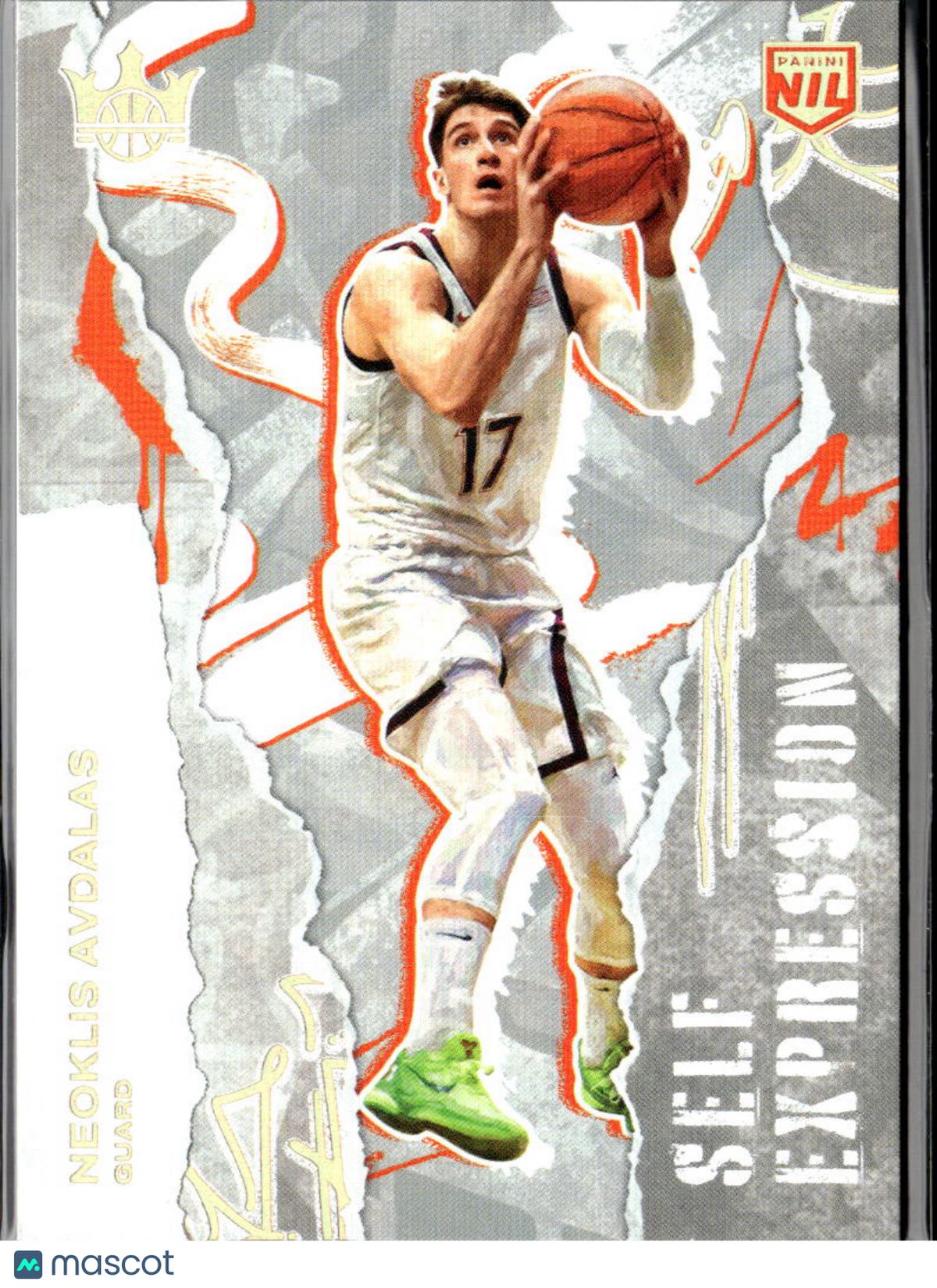 Neoklis Avdalas 2026 Court Kings GOLD Self Expression RC Virginia Tech 9/10