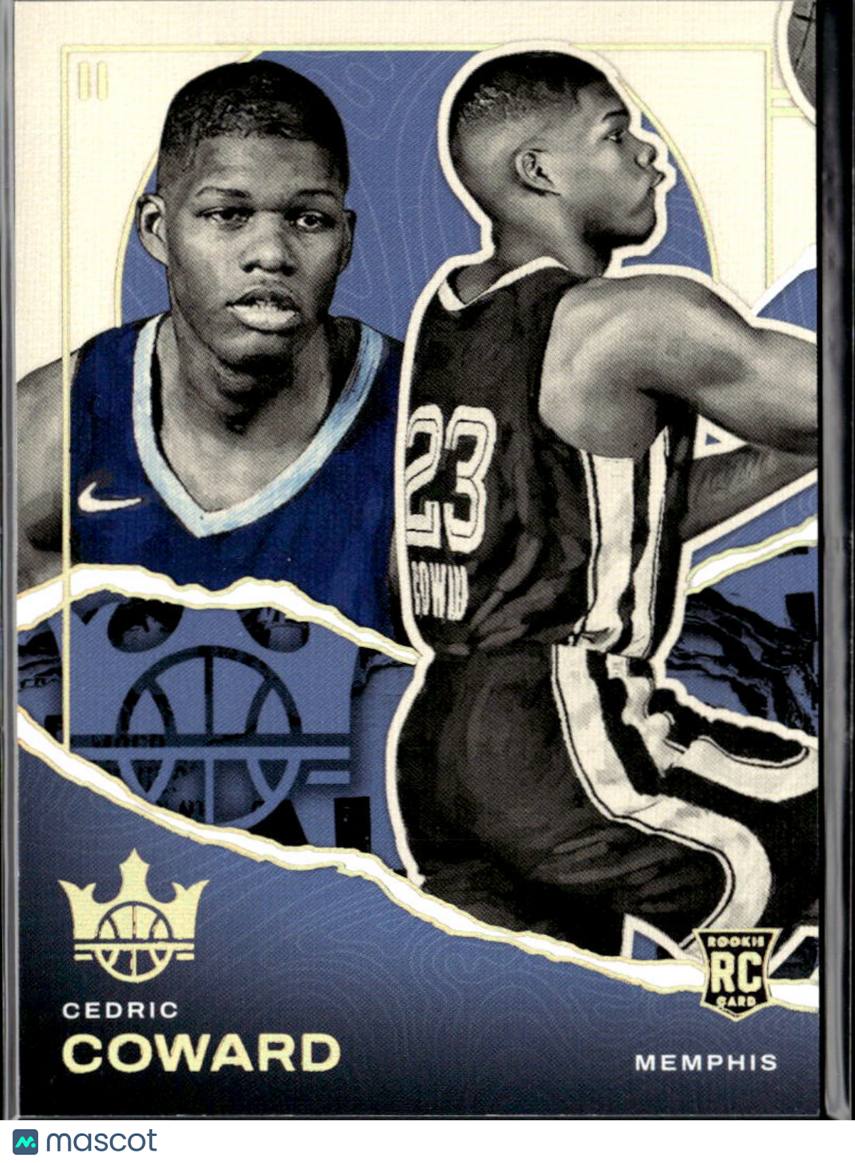 Cedric Coward 2025 Court Kings Rookie Level II RC Memphis Tigers