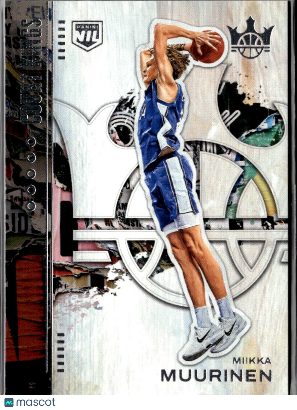 Miikka Muurinen 2026 Panini Court Kings Rookie RC Arkansas 72/299