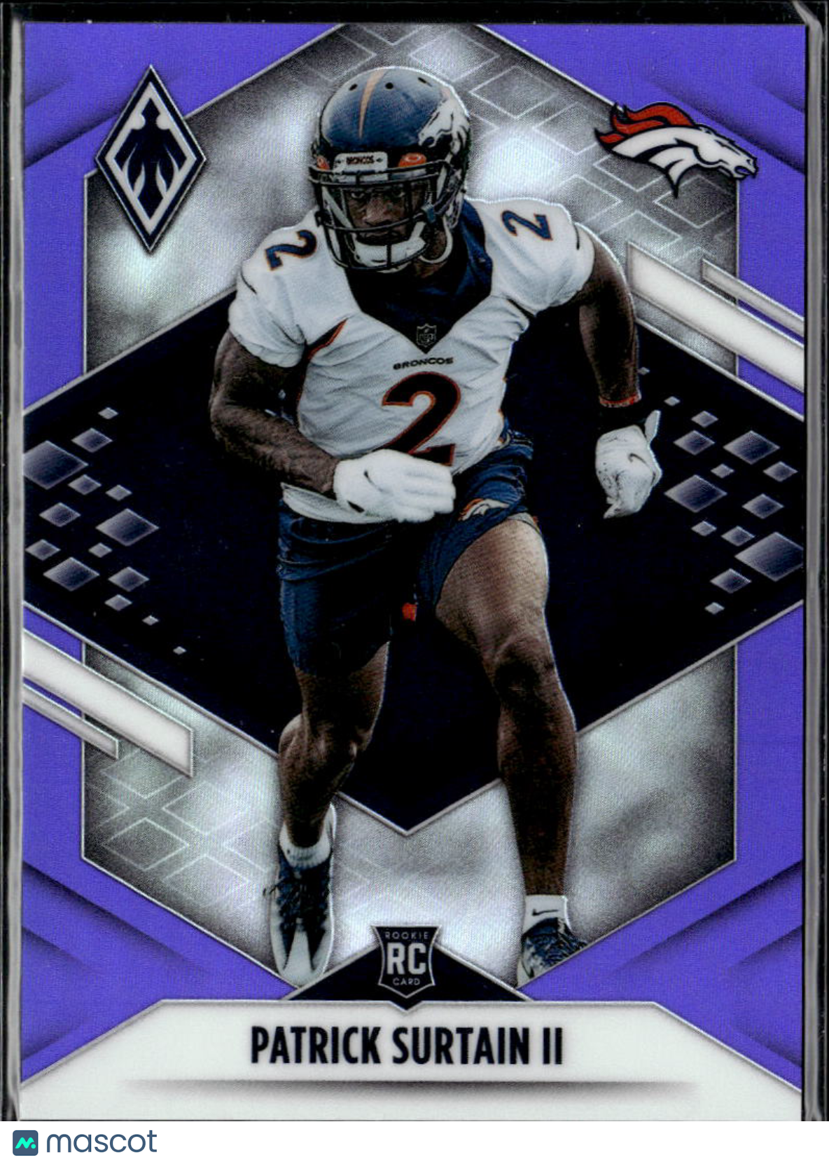 Patrick Surtain II 2021 Phoenix RC Purple Rookie 26/125 Denver Broncos