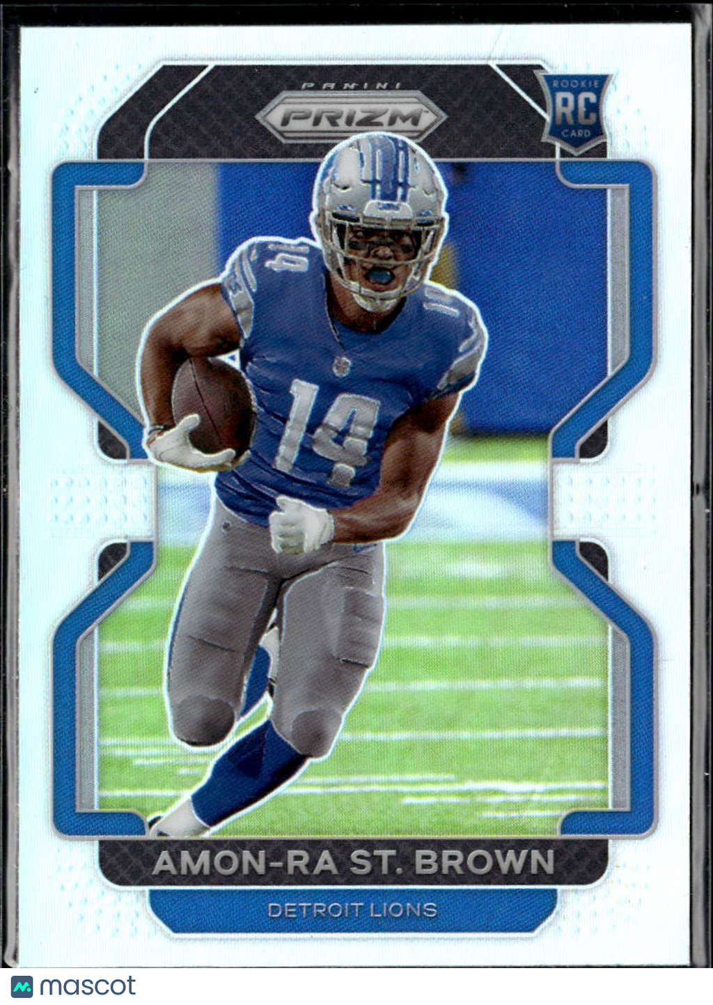 Amon-Ra St. Brown 2021 Prizm Silver Prizm Rookie RC Detroit Lions