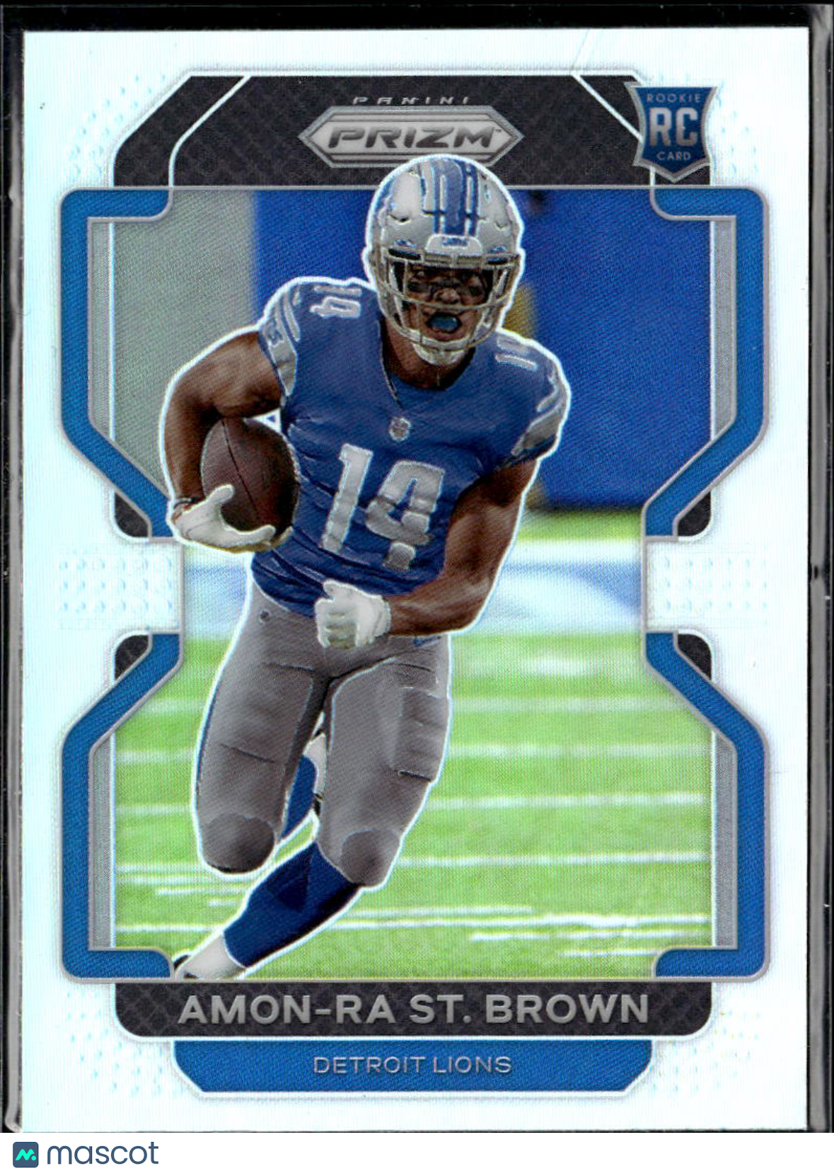 Amon-Ra St. Brown 2021 Prizm Silver Prizm Rookie RC Detroit Lions