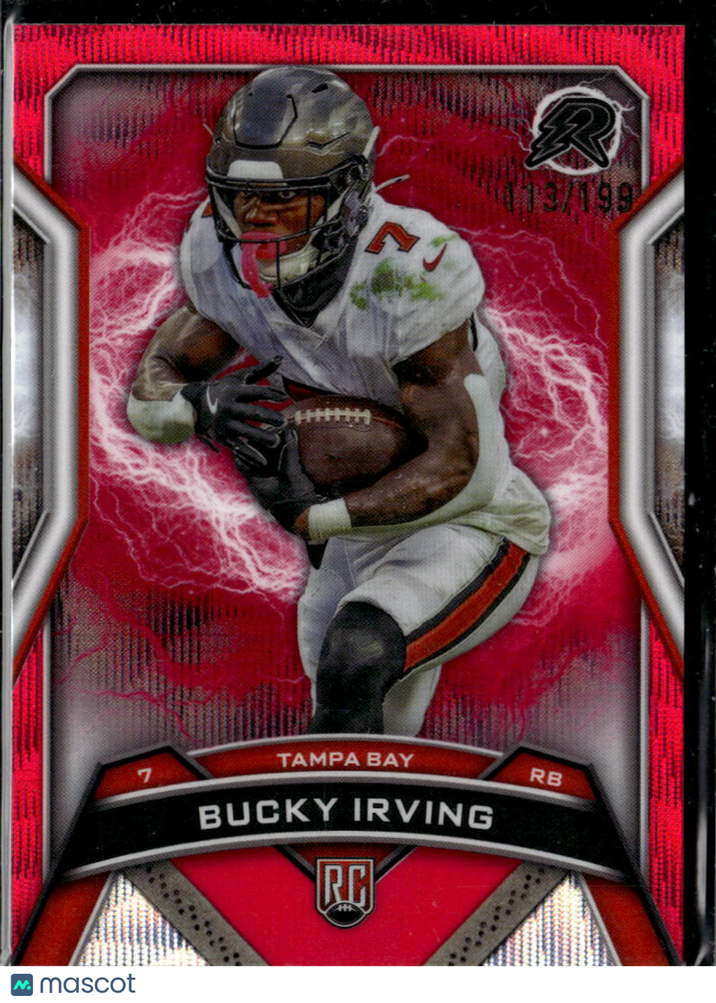 Bucky Irving 2025 Topps Resurgence Pink Rookie RC 113/199 Tampa Bay Buccaneers