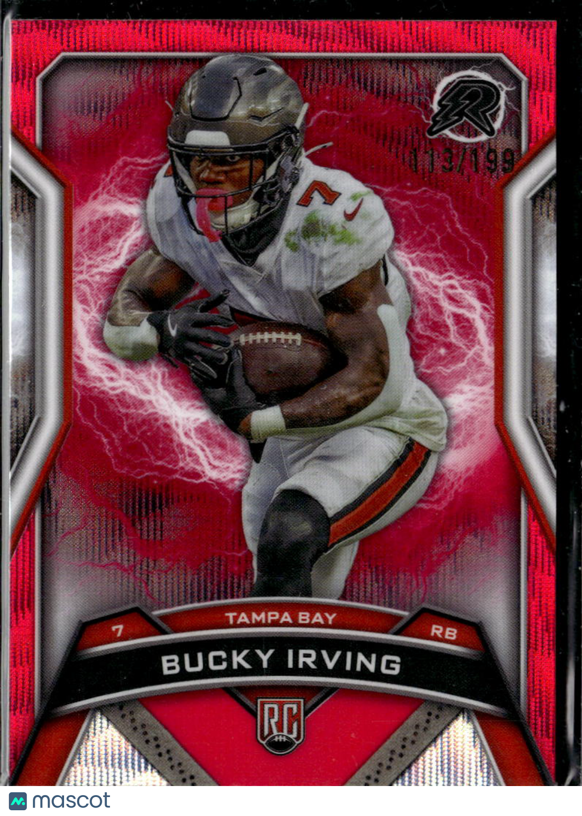 Bucky Irving 2025 Topps Resurgence Pink Rookie RC 113/199 Tampa Bay Buccaneers