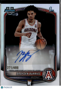 Brayden Burries 2025 Bowman Chrome 1st Auto Autograph RC 271/499 Arizona