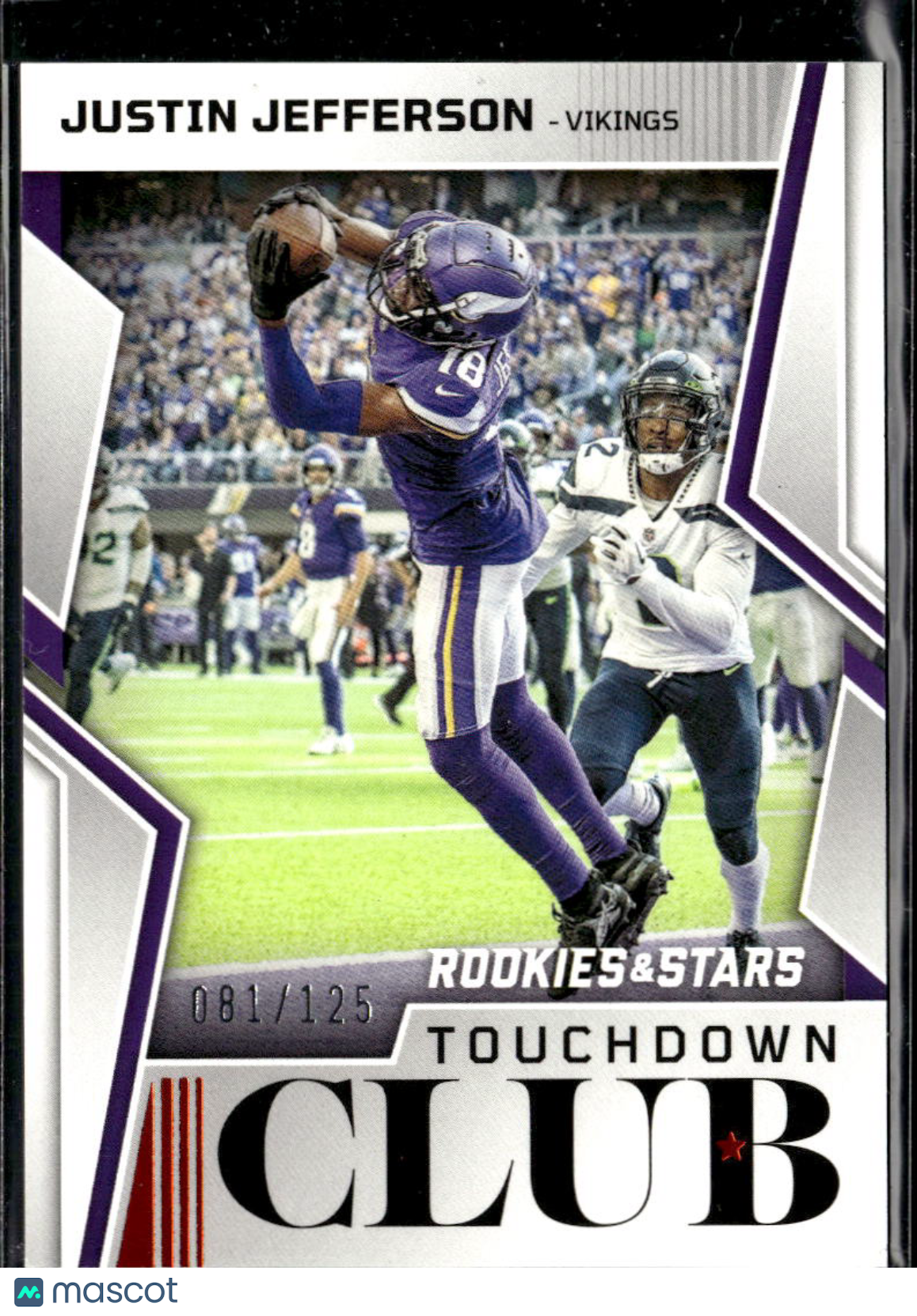 Justin Jefferson 2022 Rookies & Stars Touchdown Club 81/125 Minnesota Vikings