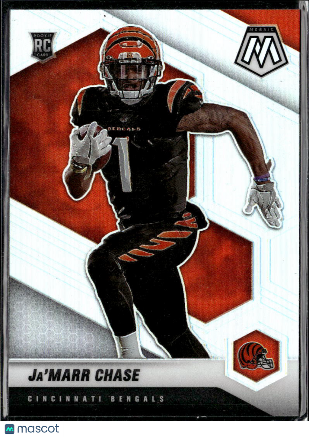 Ja'Marr Chase 2021 Mosaic Variation Silver Rookie RC Cincinnati Bengals