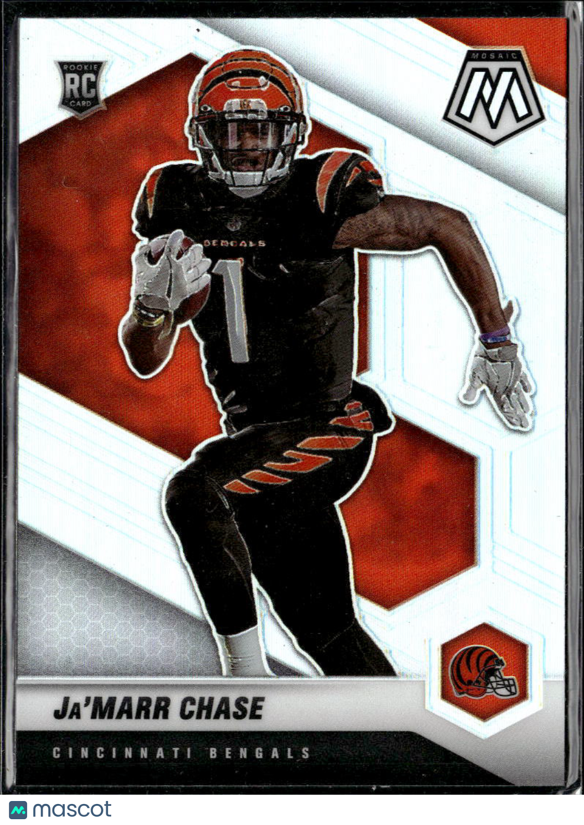 Ja'Marr Chase 2021 Mosaic Variation Silver Rookie RC Cincinnati Bengals