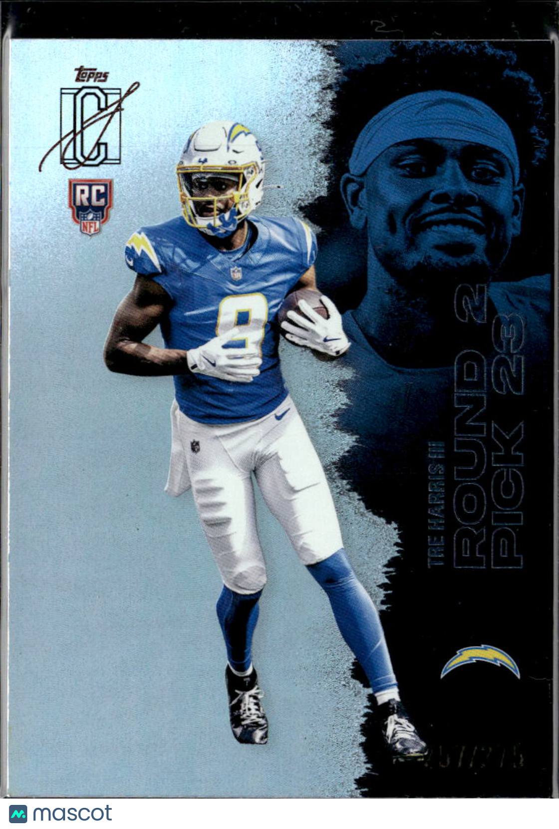 Tre Harris III 2025 Topps Signature Class Rookie RC /275 Los Angeles Chargers