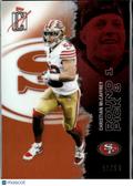 Christian McCaffrey 2025 Topps Signature Class Orange 16/50 San Francisco 49ers