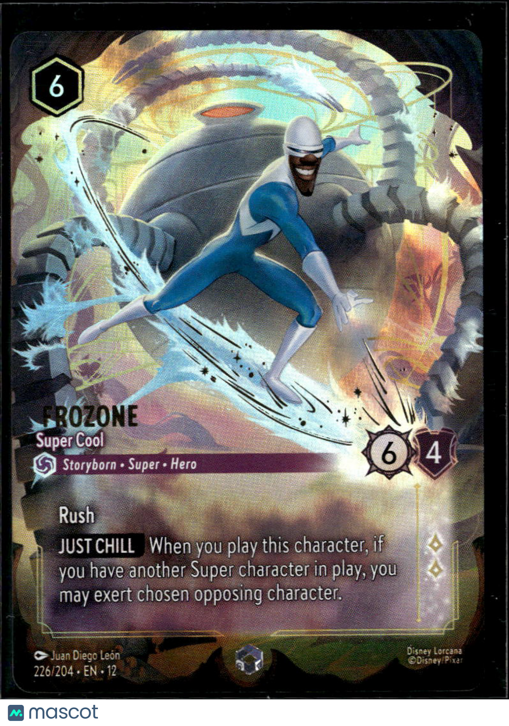 Frozone Super Cool Inklands Foil Alt Art Enchanted Disney Lorcana 226/204