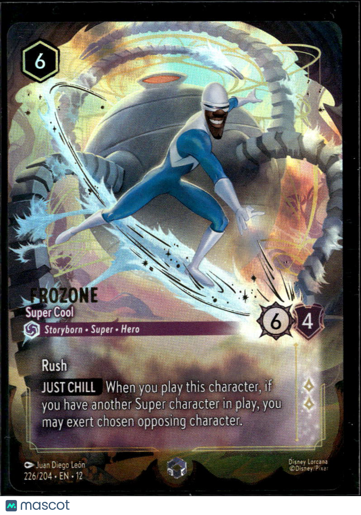 Frozone Super Cool Inklands Foil Alt Art Enchanted Disney Lorcana 226/204