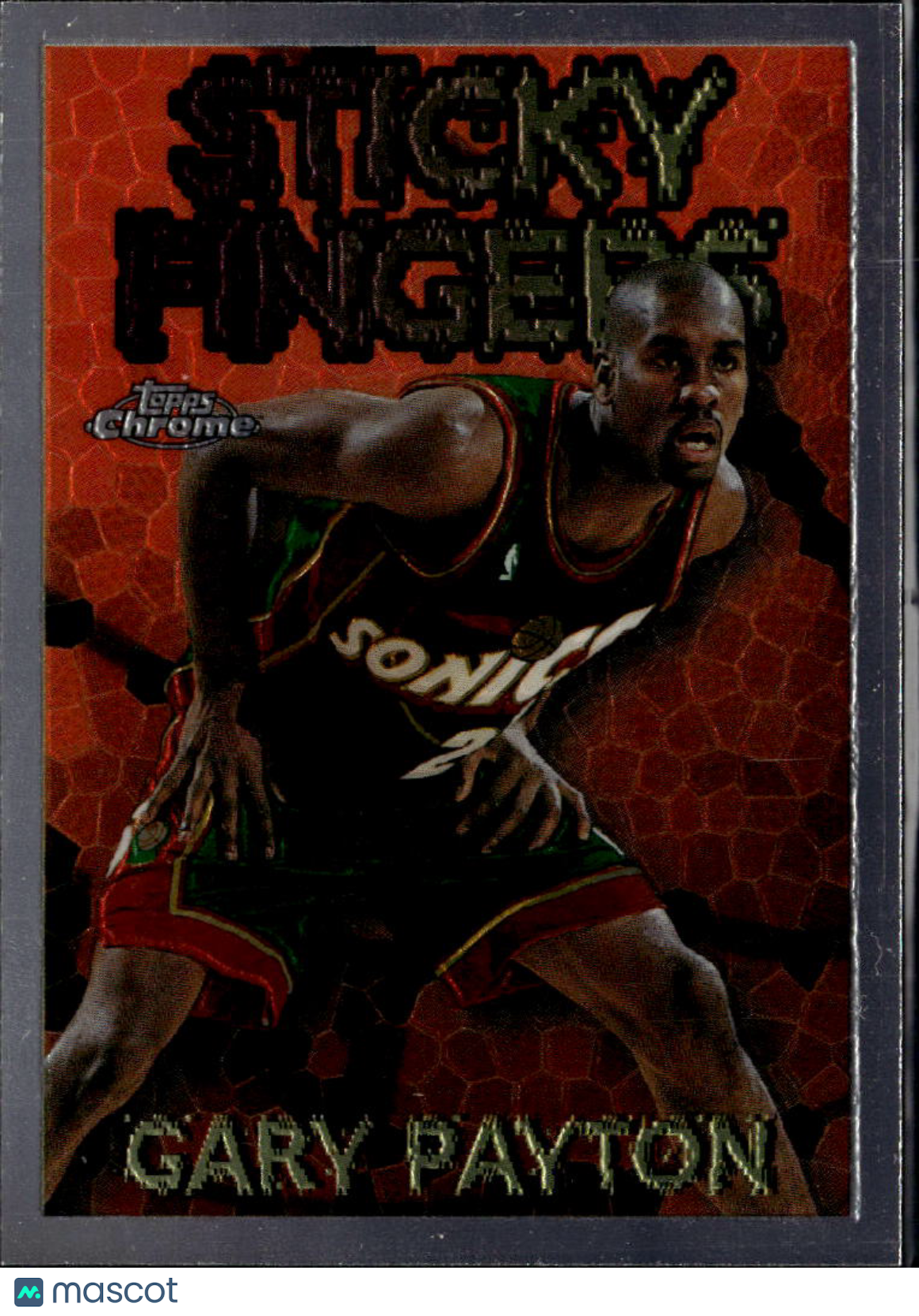 Gary Payton 1996-97 Topps Chrome Season's Best #SB16 Seattle SuperSonics
