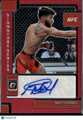 Matt Schnell 2023 Optic UFC Auto Autograph Red MMA