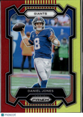 Daniel Jones 2023 Prizm Red Gold Prizm 38/44 New York Giants