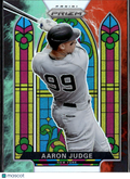 Aaron Judge 2021 Prizm Stained Glass Cosmic Haze New York Yankees
