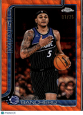 Paolo Banchero 2025-26 Topps Chrome Orange Wave Refractor 1/25 Orlando Magic