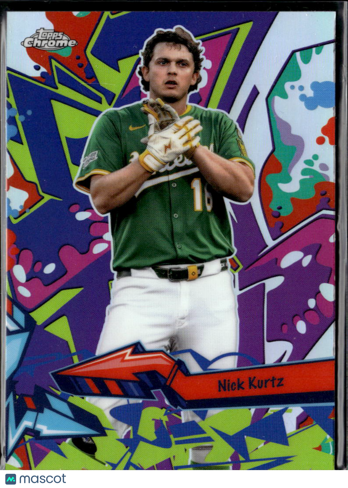 Nick Kurtz 2026 Topps Chrome Wild Style Oakland Athletics
