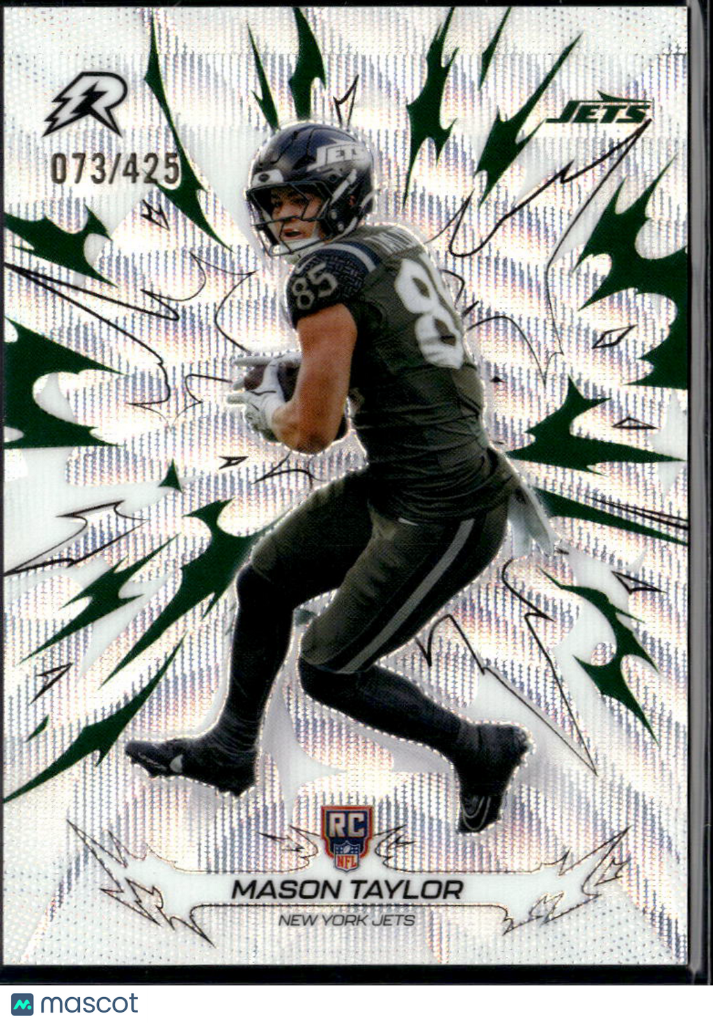 Mason Taylor 2026 Topps Resurgence White RC /425 New York Jets
