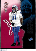 Tyleik Williams 2025 Topps Signature Class Pink RC /250 Detroit Lions