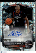 Silas Demary Jr. 2025 Bowman Chrome 1st Auto Autograph 43/299 UConn Huskies
