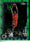 Kawhi Leonard 2026 Topps Chrome Update Green 46/99 Los Angeles Clippers