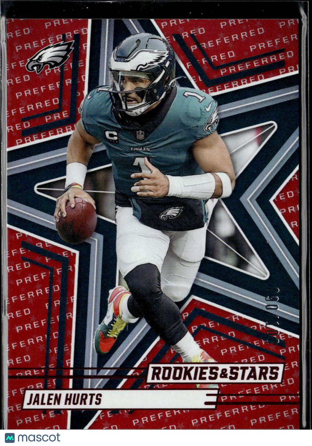 Jalen Hurts 2025 Rookies & Stars Red 90/100 Philadelphia Eagles
