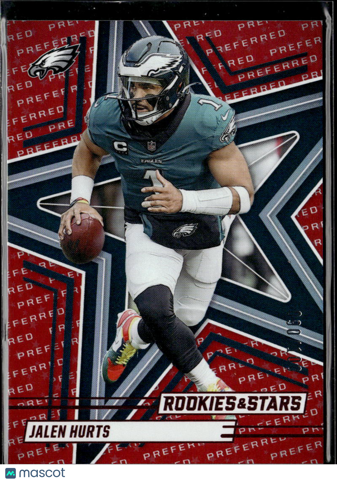 Jalen Hurts 2025 Rookies & Stars Red 90/100 Philadelphia Eagles