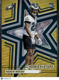 Andrew Mukuba 2025 Rookies & Stars GOLD Rookie RC 13/25 Longhorns Eagles