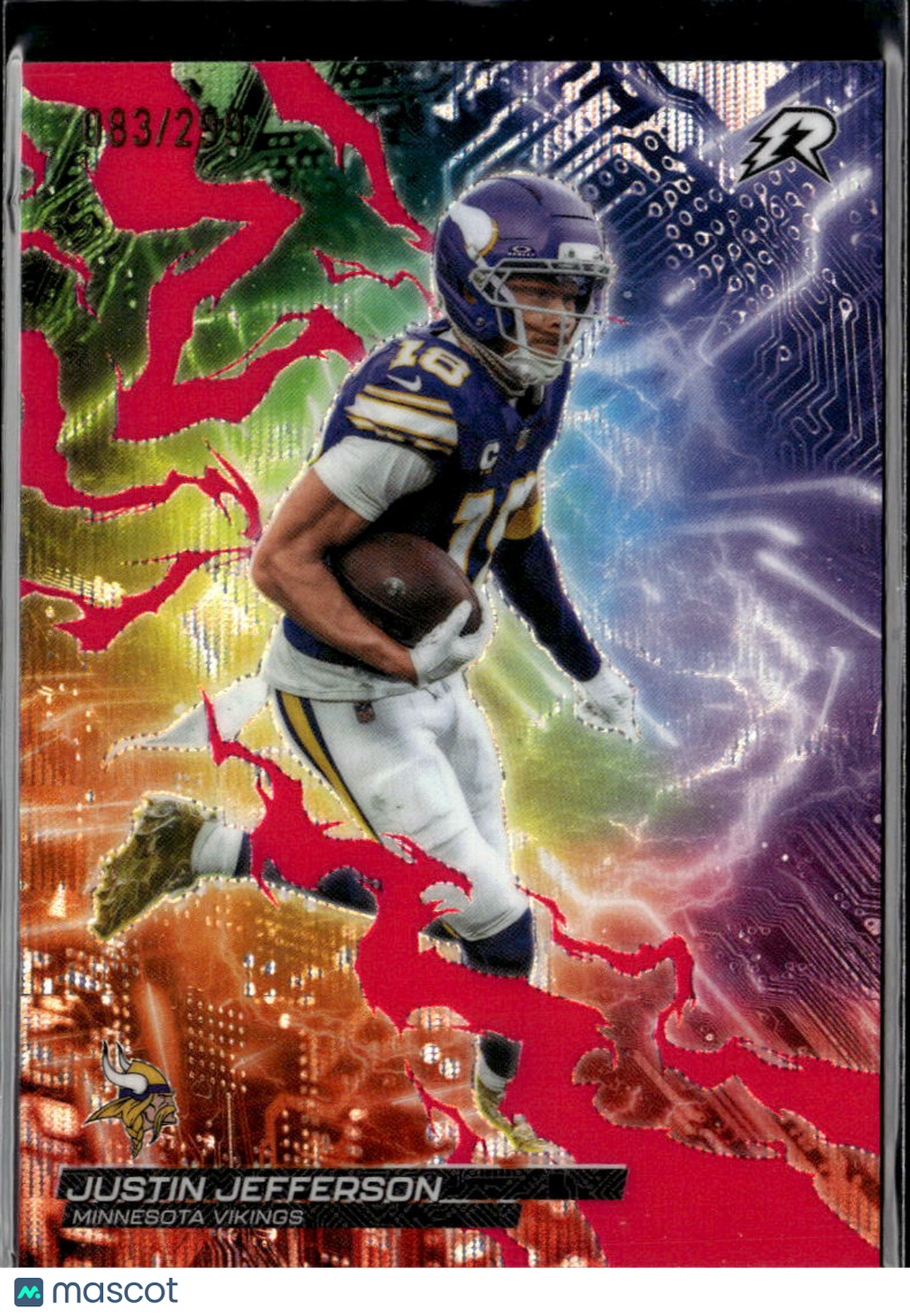 Justin Jefferson 2026 Topps Resurgence Circuit Breakers /299 Minnesota Vikings