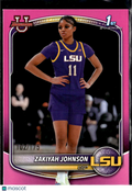 Zakiyah Johnson 2025 Bowman 1st Rookie RC Pink 102/175 LSU Tigers