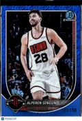 Alperen Sengun 2025 Bowman Chrome Blue Shimmer 127/150 Houston Rockets