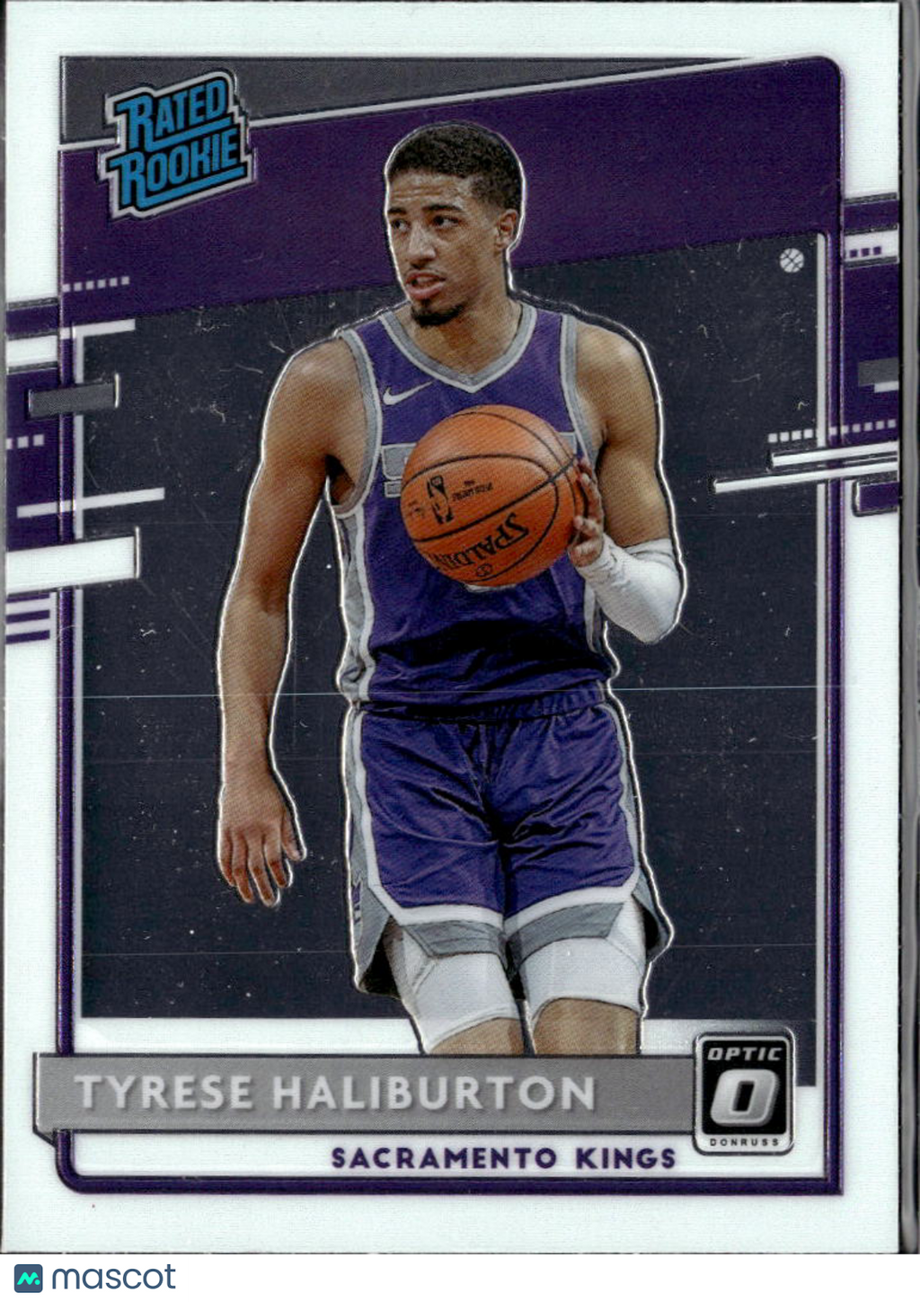 Tyrese Haliburton 2020-21 Optic Rated Rookie RC Sacramento Kings