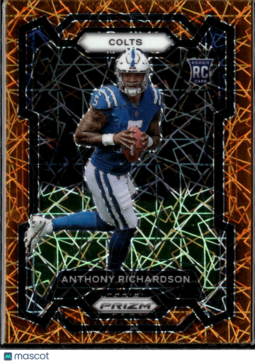 Anthony Richardson 2023 Prizm RC Orange Lazer Indianapolis Colts