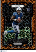 Anthony Richardson 2023 Prizm RC Orange Lazer Indianapolis Colts