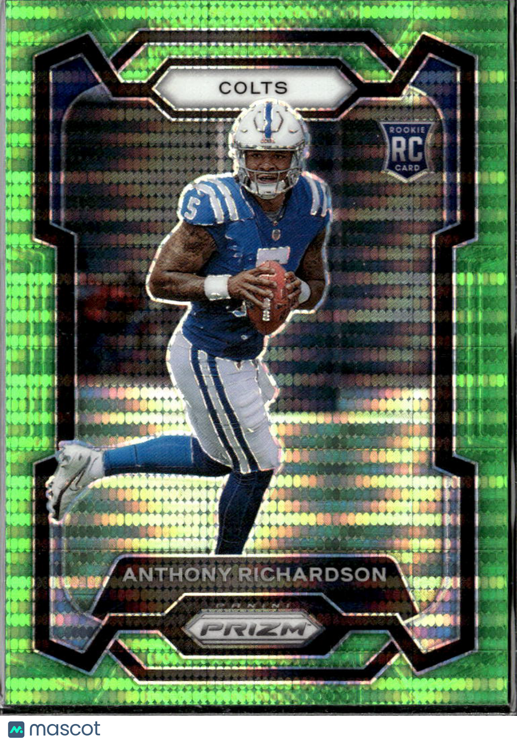 Anthony Richardson 2023 Prizm RC Green Pulsar Rookie Indianapolis Colts
