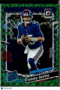 Tommy DeVito 2023 Optic Rated Rookie Green Velocity New York Giants