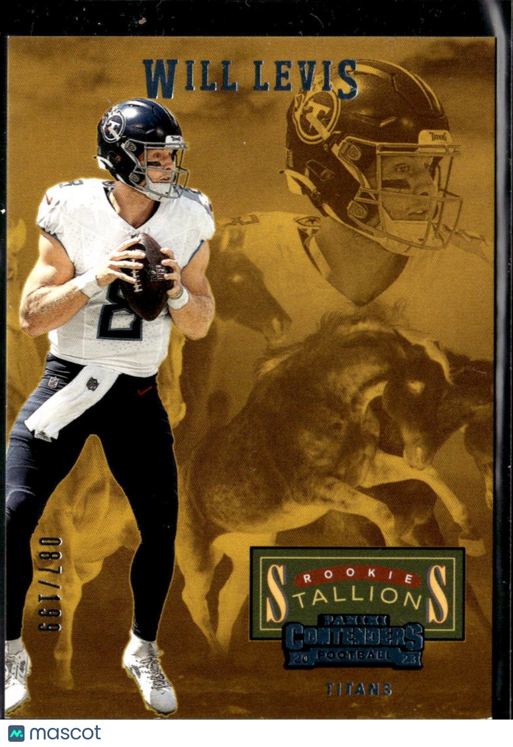 Will Levis 2023 Contenders Rookie Stallions RC /199 Tennessee Titans
