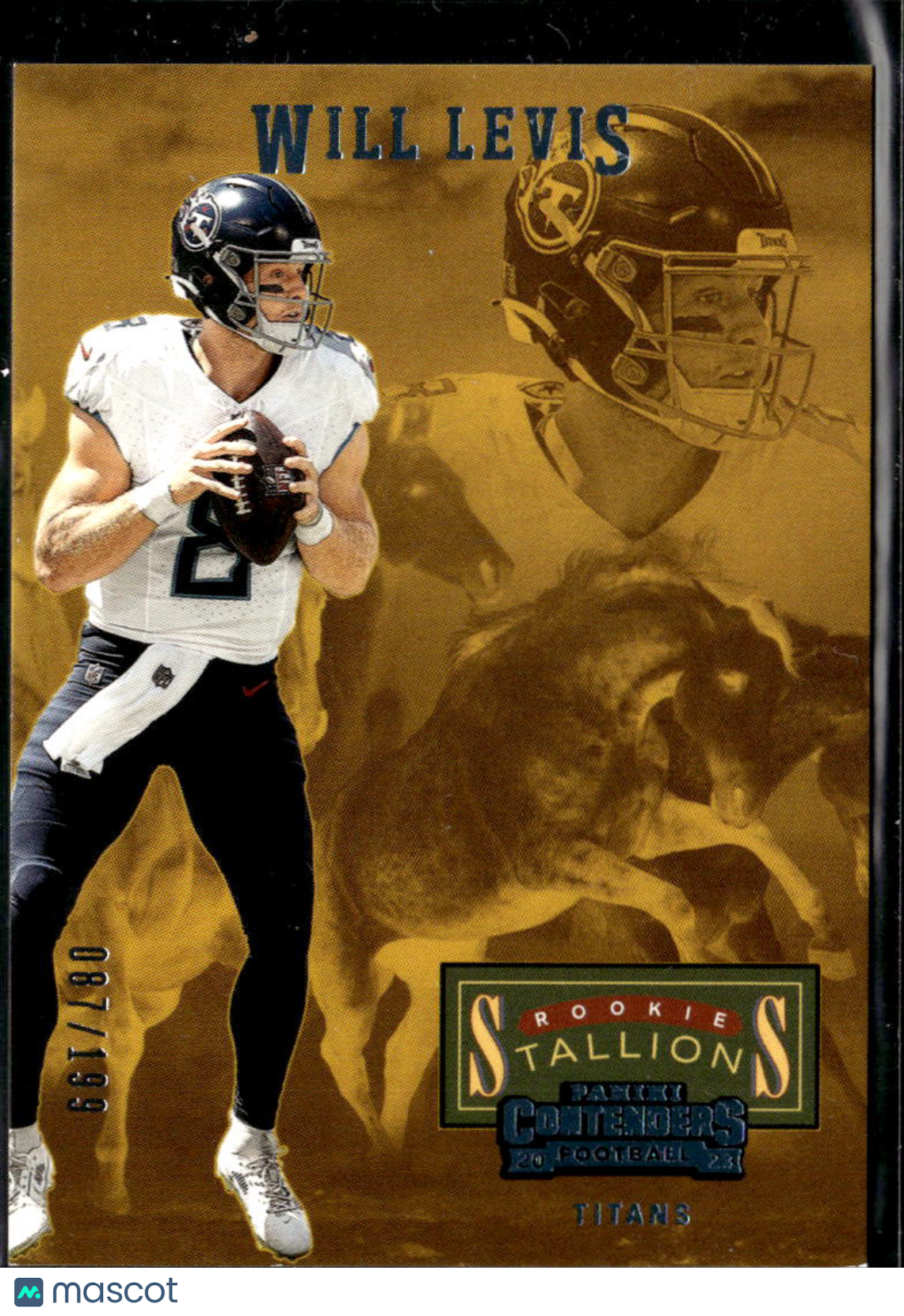 Will Levis 2023 Contenders Rookie Stallions RC /199 Tennessee Titans