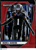 Maxwell Hairston 2025 Panini Prizm Draft Picks RC Red Buffalo Bills 184/399