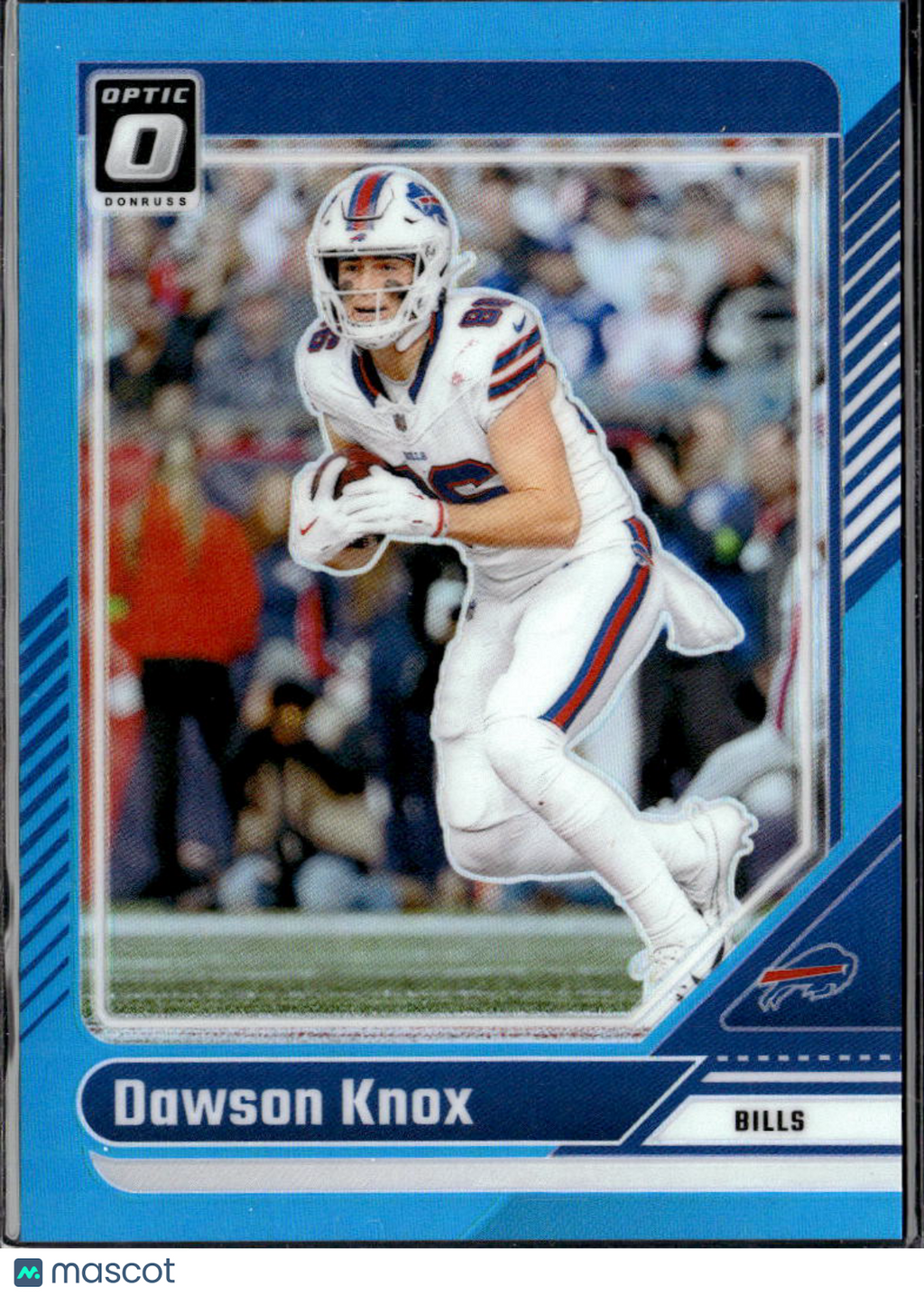 Dawson Knox 2024 Optic Aqua Prizm 195/299 Buffalo Bills