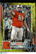 Francis Mauigoa 2025 Bowman Chrome 1st Yellow RC 67/350 Miami Hurricanes