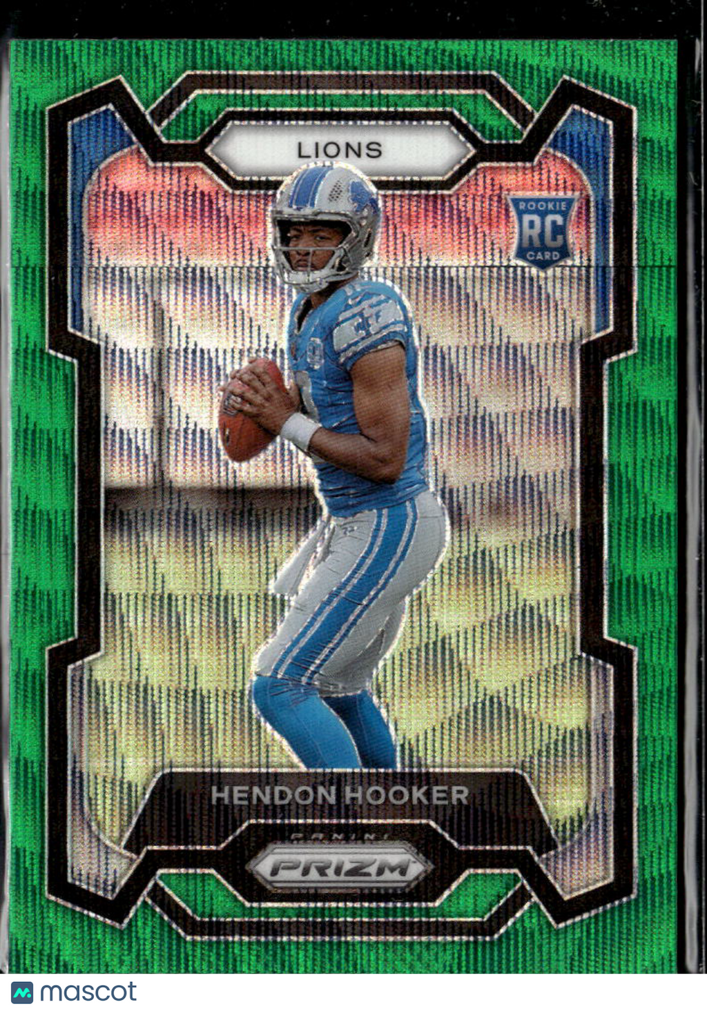Hendon Hooker 2023 Prizm RC Green Wave Rookie Detroit Lions