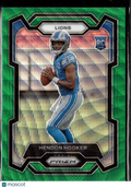 Hendon Hooker 2023 Prizm RC Green Wave Rookie Detroit Lions