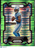 Hendon Hooker 2023 Panini Prizm Green Pulsar Rookie RC Detroit Lions