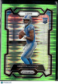 Hendon Hooker 2023 Panini Prizm Green Pulsar Rookie RC Detroit Lions