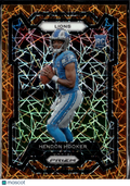 Hendon Hooker 2023 Panini Prizm Orange Lazer RC Detroit Lions
