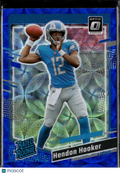 Hendon Hooker 2023 Optic Rated Rookie Blue Scope RC Detroit Lions