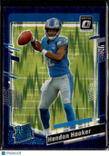 Hendon Hooker 2023 Optic Rated Rookie Purple Shock RC Detroit Lions