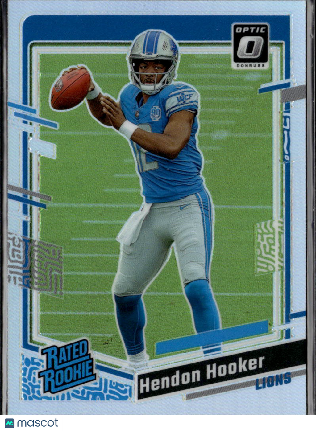 Hendon Hooker 2023 Optic Rated Rookie HOLO RC Detroit Lions